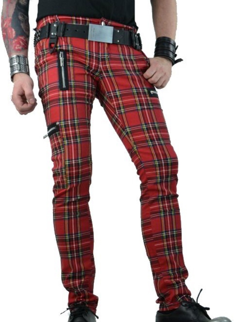 Tripp nyc Red Plaid Pants